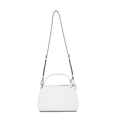 Jw Anderson Corner Small Crossbody Bag In White