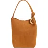 Jw Anderson Corner Stripe Deerskin Tote