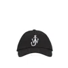 Jw Anderson Jwa Anchor Logo Baseball Cap In Black