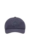 Jw Anderson Logo Patch Baseball Cap In Dark Blue