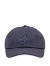 Jw Anderson Logo Patch Baseball Cap In Navy