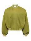 Jw Anderson Green Relaxed Cotton Bomber Jacket In Green