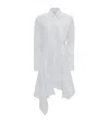JW ANDERSON JW ANDERSON COTTON DECONSTRUCTED SHIRT DRESS