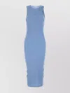 Jw Anderson J.w.anderson Logo Ribbed Dress In Blue