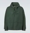 Jw Anderson Cotton Hoodie In Green