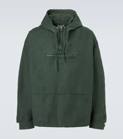 Jw Anderson Cotton Hoodie In Green