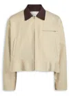 Jw Anderson Peplum-hem Jacket In Neutral