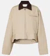 Jw Anderson Cotton Jacket In Sand