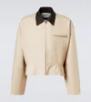 Jw Anderson Peplum-hem Jacket In Neutral