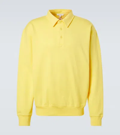 Jw Anderson Cotton Jersey Polo Shirt In Yellow