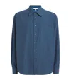 Jw Anderson Patchword Striped Shirt And Blouse Blue In Blue
