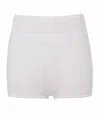 Jw Anderson Double-layer Pointelle Shorts In White