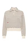 Jw Anderson White Polo Sweatshirt In Neutral