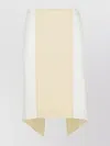 Jw Anderson Cotton Skirt With Layered Asymmetric Hem