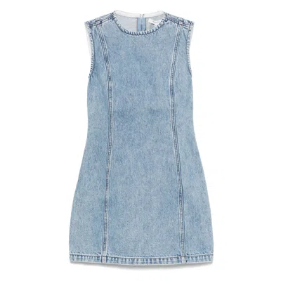 Jw Anderson Shift Mini Dress In Blue