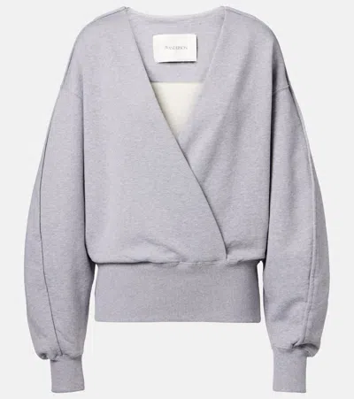 Jw Anderson Cotton Sweatshirt In Gray