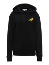 Jw Anderson J. W.anderson Canary Embrodery Logo Sweat In Negro