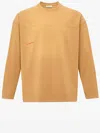 Jw Anderson Light Brown Garment Dyed T-shirt