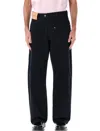Jw Anderson Twisted Workwear Denim Jeans