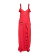 Jw Anderson Tassel Strap Twisted Dress In Multi