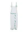 Jw Anderson Women Tassel Strap Twisted Dress In White