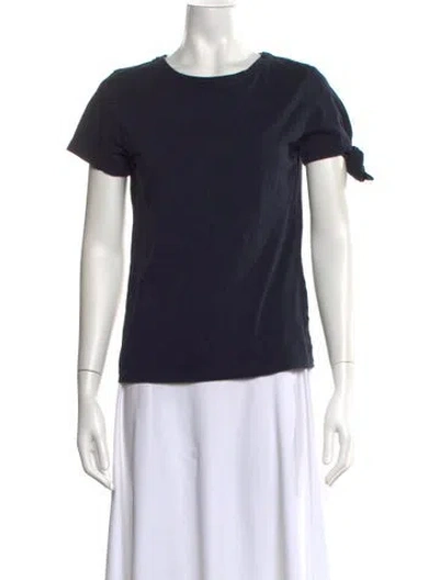 Pre-owned Jw Anderson Crew Neck Short Sleeve T-shirt In Blue