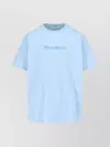 Jw Anderson Crew Neck Short Sleeves In Blue