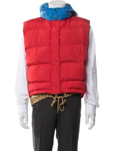 Pre-owned Jw Anderson Crew Neck Sleeveless Pullover In Red