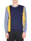 Jw Anderson Colour-block Long-sleeve Jumper