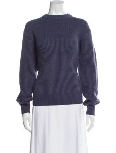 Pre-owned Jw Anderson Crew Neck Sweater In Blue