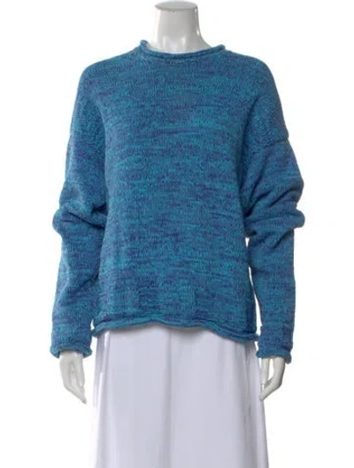 Pre-owned Jw Anderson Crew Neck Sweater In Blue