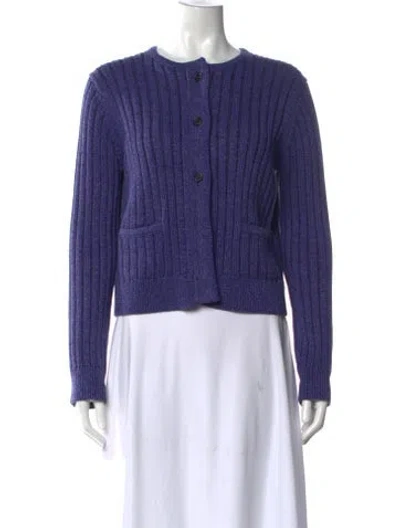 Pre-owned Jw Anderson Crew Neck Sweater In Blue