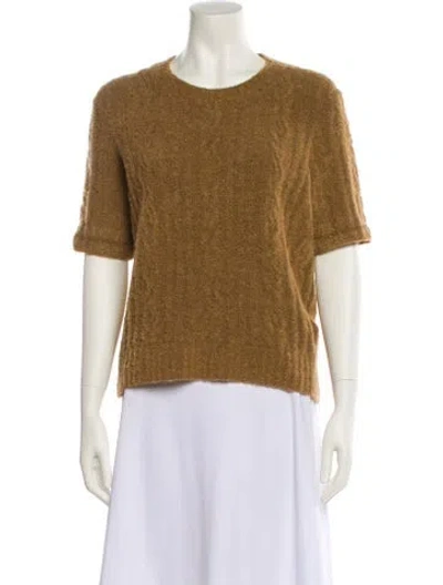 Pre-owned Jw Anderson Crew Neck Sweater In Brown