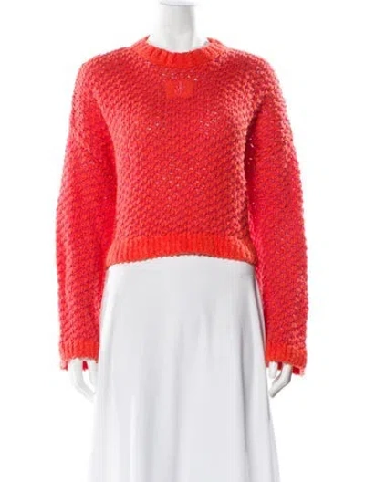 Pre-owned Jw Anderson Crew Neck Sweater In Red