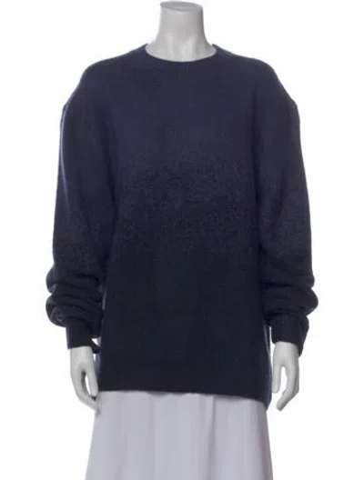 Pre-owned Jw Anderson Crew Neck Sweater W/ Tags In Blue