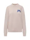 Jw Anderson Men's Jersey With Logo In Blush
