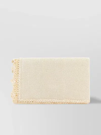 Jw Anderson Crochet Detail Rectangular Shape Clutch Bag