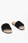 Jw Anderson J. W.anderson Crochet Slides In Black