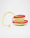 Jw Anderson Crochet Teacup Bag Charm