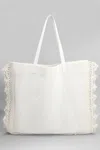 Jw Anderson Crochet Trim Knit Tote Bag