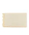 Jw Anderson Crochet Detail Rectangular Shape Clutch Bag In Nude