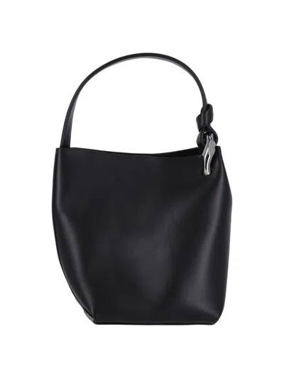 JW ANDERSON CRONER BUCKET BAG - BLACK