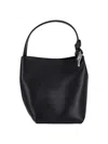 Jw Anderson Borsa A Secchiello In Pelle Nera  Donna