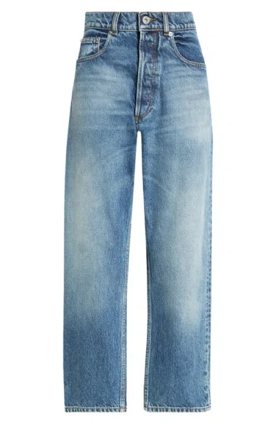 Jw Anderson J. W. Anderson Straight Leg Cropped Jeans In Blue