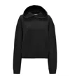 JW ANDERSON JW ANDERSON CROPPED LOGO HOODIE