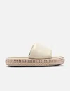 Jw Anderson Crystal Bumper Platform In Beige