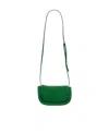 Jw Anderson Crystal-embellished Bumper-15 Shoulder Bag In Green