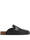 Jw Anderson Leather Mules In Black