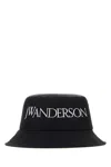 Jw Anderson Logo-embroidered Tonal-stitching Bucket Hat