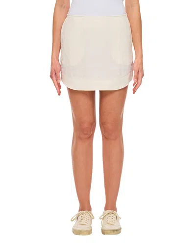 JW ANDERSON CURVED HEM MINI SKIRT